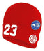 Newcaps Wool Beanie, Custom Number Choice, White, Code #78 2