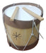 Large Wooden Drum Set with 2 Drumsticks – Premium Import 1