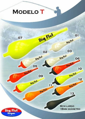 Big Flot 7cm Chupetona Buoys for Pejerrey Fishing 0