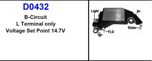Regulador 14v Chevrolet S10 Vectra Kadett Isuzu Suzuki 2