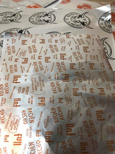 Papel Aluminio Clásico Y Térmico Para Hamburguesas/lomitos 3