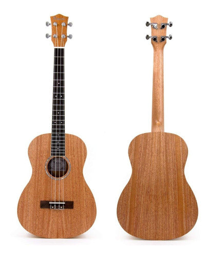 Kmise Baritone Ukulele 30 Inch Mahogany Ukelele 4 String Ha 1