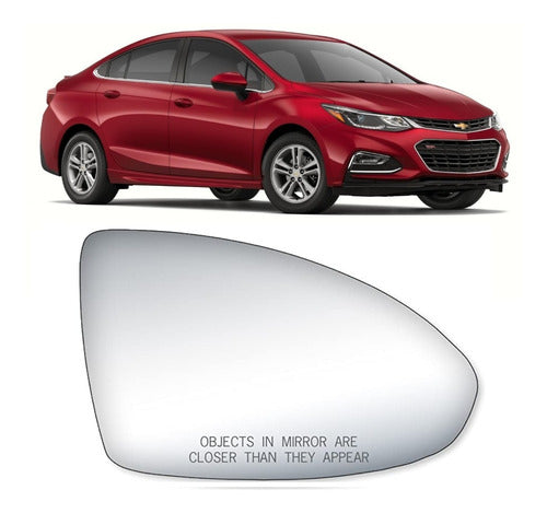 Glass Mirror Plate with Base for Chevrolet Cruze 2016 to 2019 LT Models 0