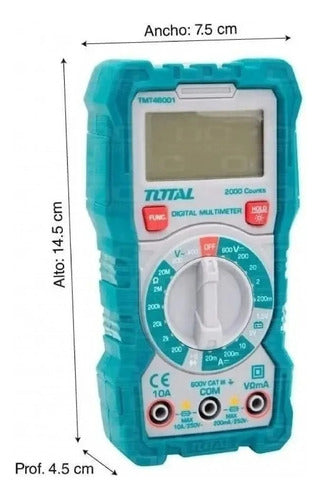 Total Multimeter Digital Industrial Professional TMT46001 4