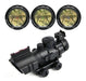 CVLIFE Tactical 4x32 Holographic Scope with Illuminated Reticle for 11/22 Rail 0