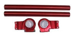 MOTOSHOP Manijera Tuning Rojo Set Diametro 31mm 1