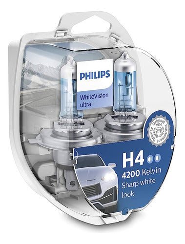 Kit Lamparas Crystal Vision Ultra Philips 2h4+2 W5w Europa 0