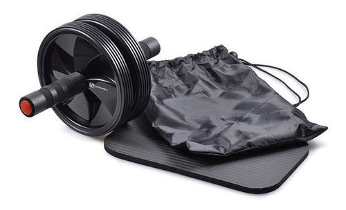 Upowex Double Ab Wheel with Fitness Mat 0