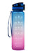 Motivational 1-Liter Gradient Water Bottle with Strap 2