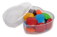 Heart-Shaped Acrylic Pill Box Set of 50 - Ideal Souvenirs or Gifts 0