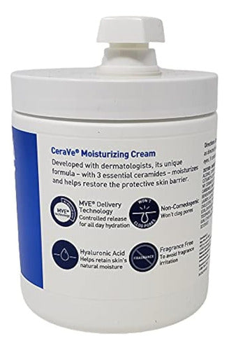 Paquete De Crema Humectante Cerave - Contiene Tina De 19 Oz 1