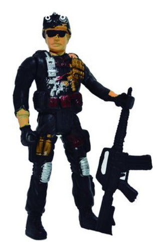 Soldier with Weapon in Bag 18cm - BA-14337 0