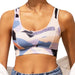 Reinforced Brigitte B9 Sublimated Microfiber and Cotton Sports Top 0