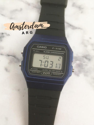 Casio F-91W Digital Rubber Watch - Official Warranty 3