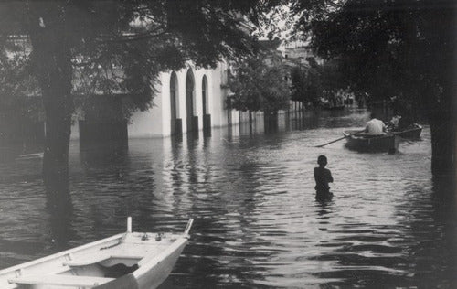 Salto - Calle Inundada En El Año 1959 - Lámina 45x30 Cm 1