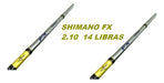 Shimano FX 2.10 M Super Strong Fishing Rod Two Parts 1