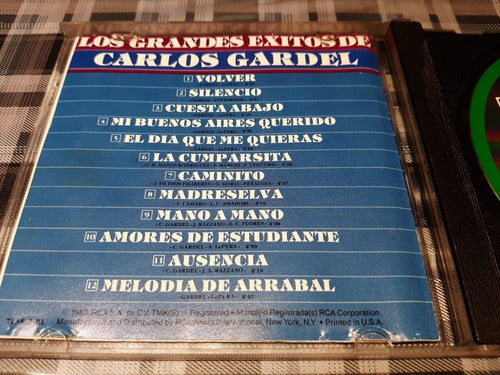 Carlos Gardel - Grandes Éxitos - Cd Japones Rca Green 1