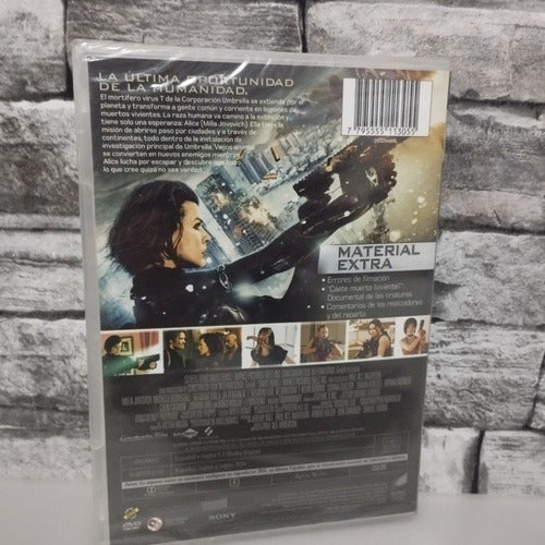 DVD Resident Evil 5 La Venganza Película Nuevo Millajovovich 5