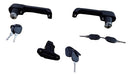 Front Exterior Handle Set with Key + Trunk Lock with Key 0