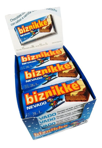 Biznikke Nevado Chocolate Biscuit Pack X 15 Units 1