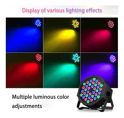 36led 30w Luzes De Palco Dmx 512 Luz Discoteca Rgb Dj Festa 5