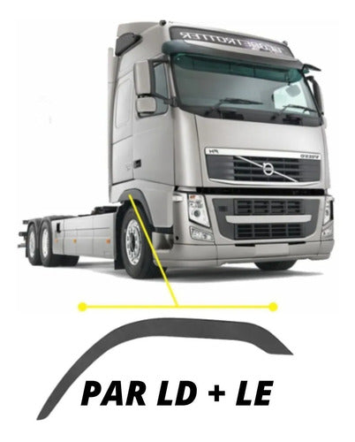 Par Acabamento Paralama Volvo Fh Diant Caminhão Le + Ld 1