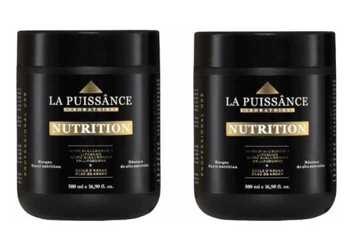 La Puissance Máscaras Argan X2 De 500 Ml 0