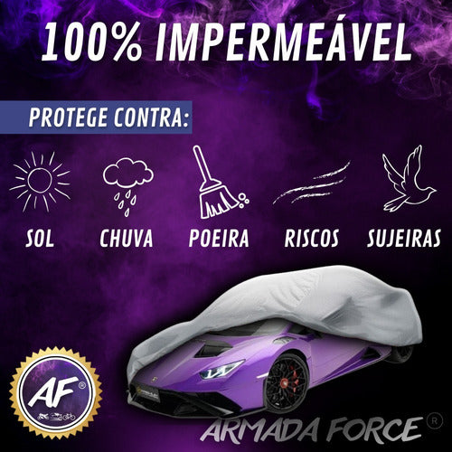 Capa De Cobrir Carro Citroen C3 Forrada 100% Impermeável 6