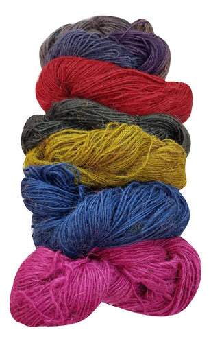 Set of 7 Jute Yarn 1mm Threads Colors 150m each Macrame 0