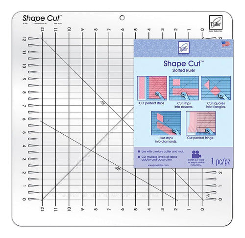 June Tailor Cutting Ruler for Quilting and Tailoring 0