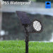 Sitcom Solar Rechargeable LED Garden Stake Reflector Cool Light 3