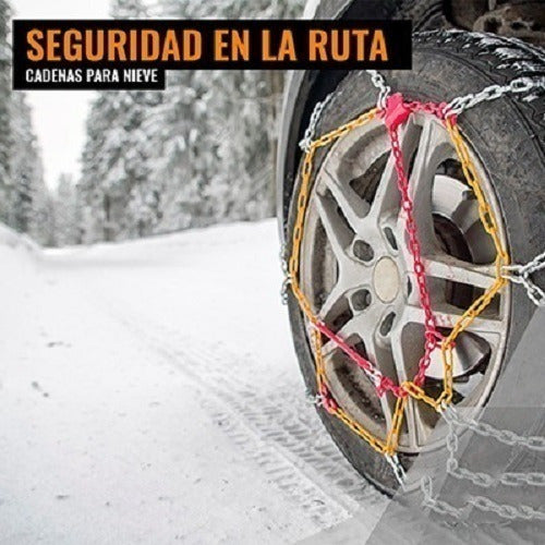 Quickly Snow and Mud Chains 250/255mm Pickup Truck + Gloves 3