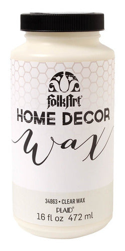 Folk Art Home Decor Chalk Wax Clear 473ml 0