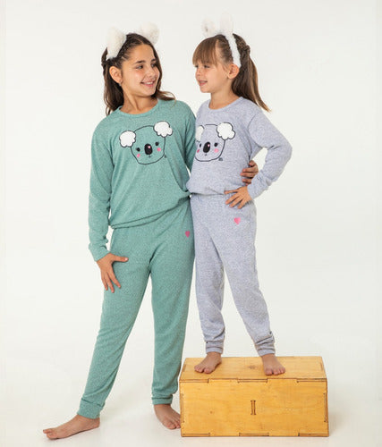 Bianca Secreta Infant Koala Fleece Pajama 23052 Up to T14 3