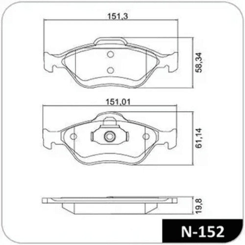 Pastilha Freio Dianteira Teves Ecosport 1.6 2006 2007 2008 1