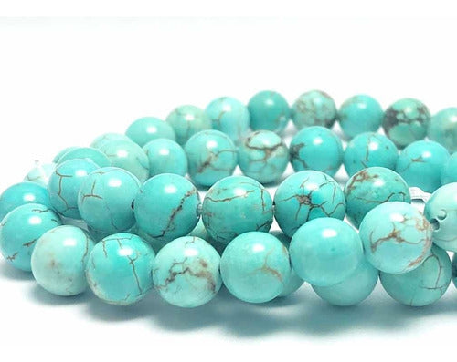 Turquoise Stone Pearls 8mm 1