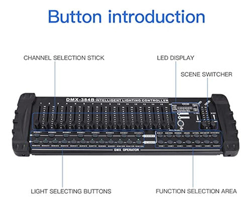 Holdlamp DMX Controller 384 Channels Fog DMX-512 DJ 2