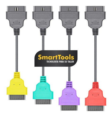 Smart Tools Adaptadores Kit Multiscan 4 Cables Colores Elm327 3