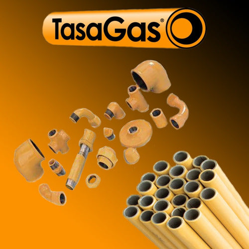 90-Degree Epoxy Elbow 1 1/4 Inch for Gas by Tasagas 2