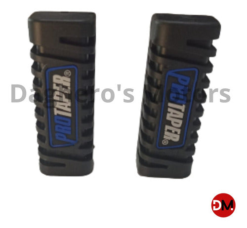 Protaper Gomas Posapie De Moto Azul/Negro - Juego 0