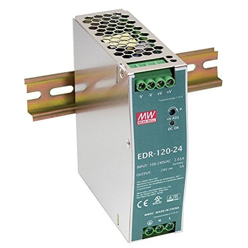 Mean Well Edr 120 12 Single Output Din Rail Power Supply 0