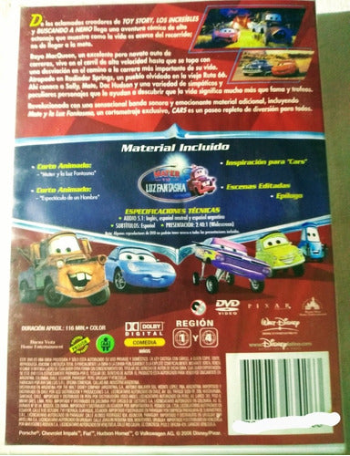 Cars Dvd Original - Disney Pixar 3