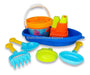 Duravit Beach Toy Set: Boat, Bucket, Shovel, Rake, Colander, and Mold 0