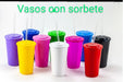 BNS 100 Plastic Cups with Straw 0