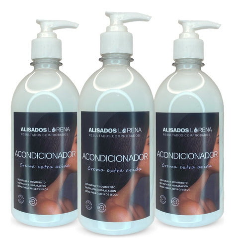 Acondicionador Extra Acido X500cc - Alisados Lorena Prolongs and Enhances pH 2