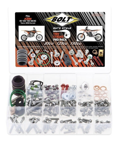 Bolt Motorcycle Kit Bulones Euro Style KTM 2 Tiempos 85/125/150Cc One Motos 0