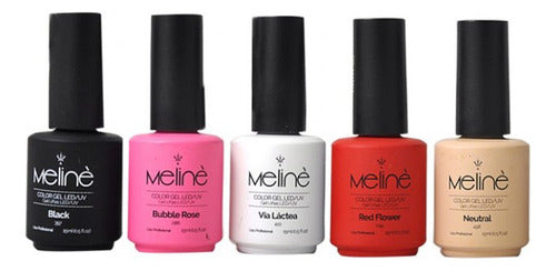 Meliné Kit X5 Semi-Permanent Nail Polishes 0