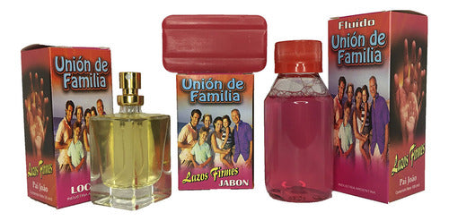 Combo Fluido Jabon Aroma Atomizador Union Familia Pai Joao 0