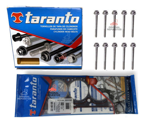 Kit Junta Tapa Cilindros Taranto + Bulones Vw Gol Trend 0