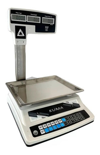 Kuma Digital Scale With Tower 30 Kg With LATU Seal | Baudin 0